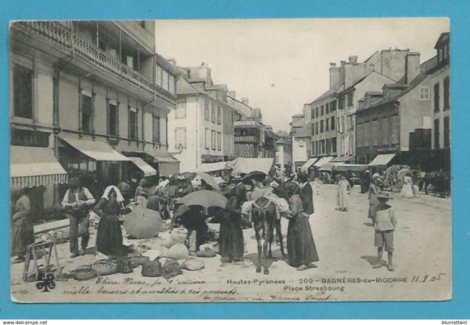 CPA 209 - Marché Place Strasbourg BAGNERES DE BIGORRE 65 - Bagneres De Bigorre