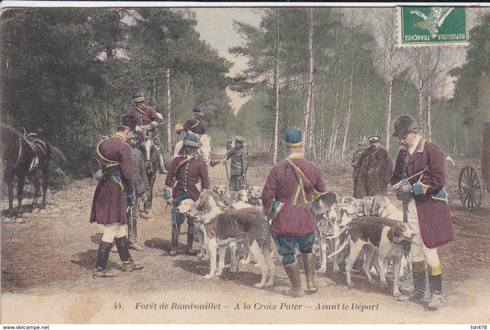 78-----forêt De RAMBOUILLET--a La Croix Pater--avant Le Départ---voir 2 Scans - Rambouillet