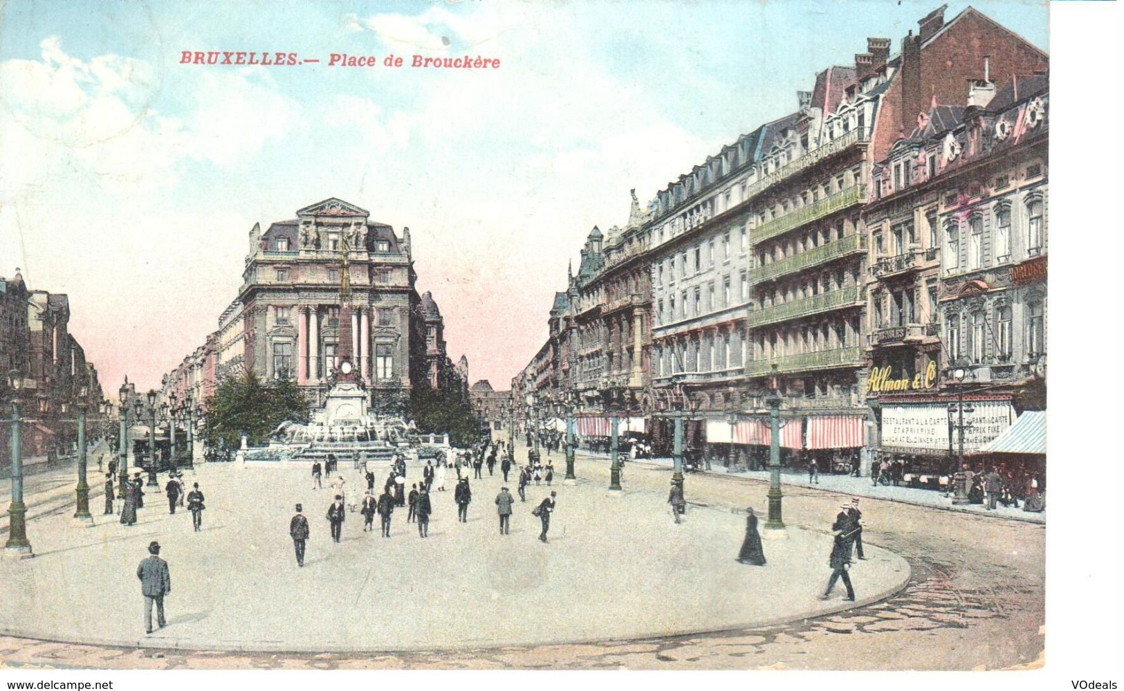 Bruxelles - CPA - Brussel - Place De Brouckère - Places, Squares