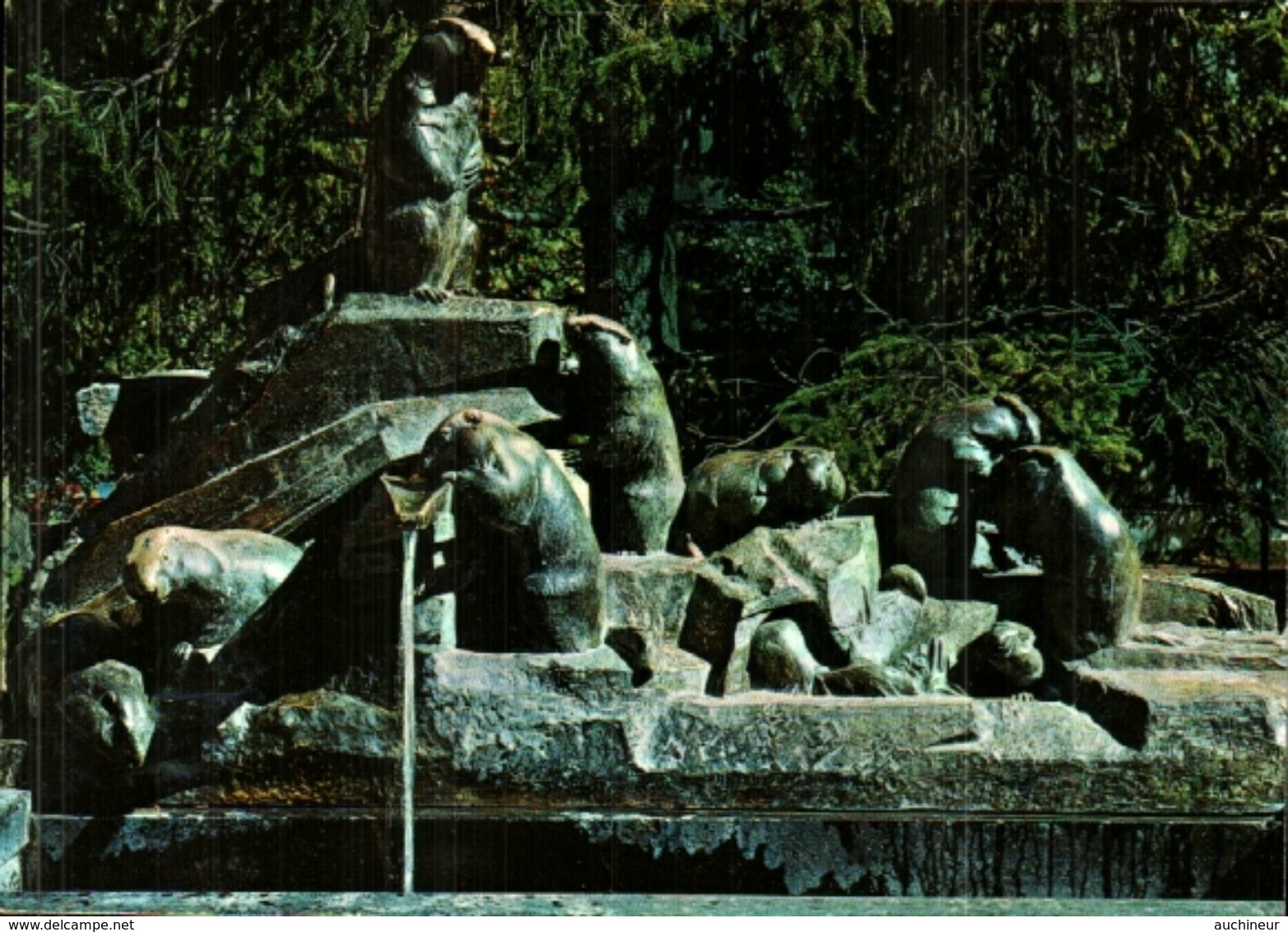 Sculpture 115 - Fontaine Des Marmottes Par Sandoz - Sculptures