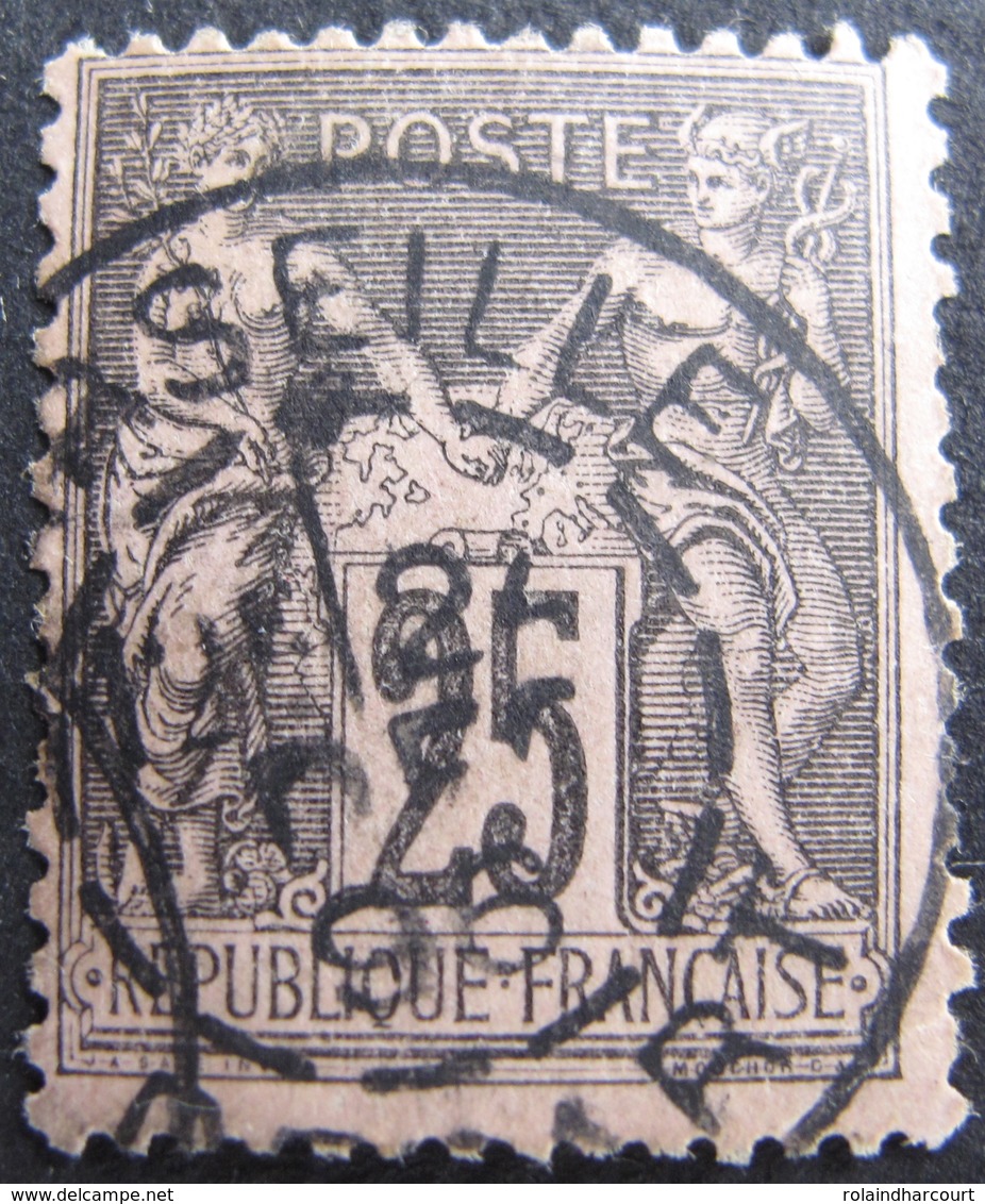 LOT FD/1585 - SAGE TYPE II N°97 - CàD : MARSEILLE DEPART 24 DECEMBRE 1896 - 1876-1898 Sage (Type II)