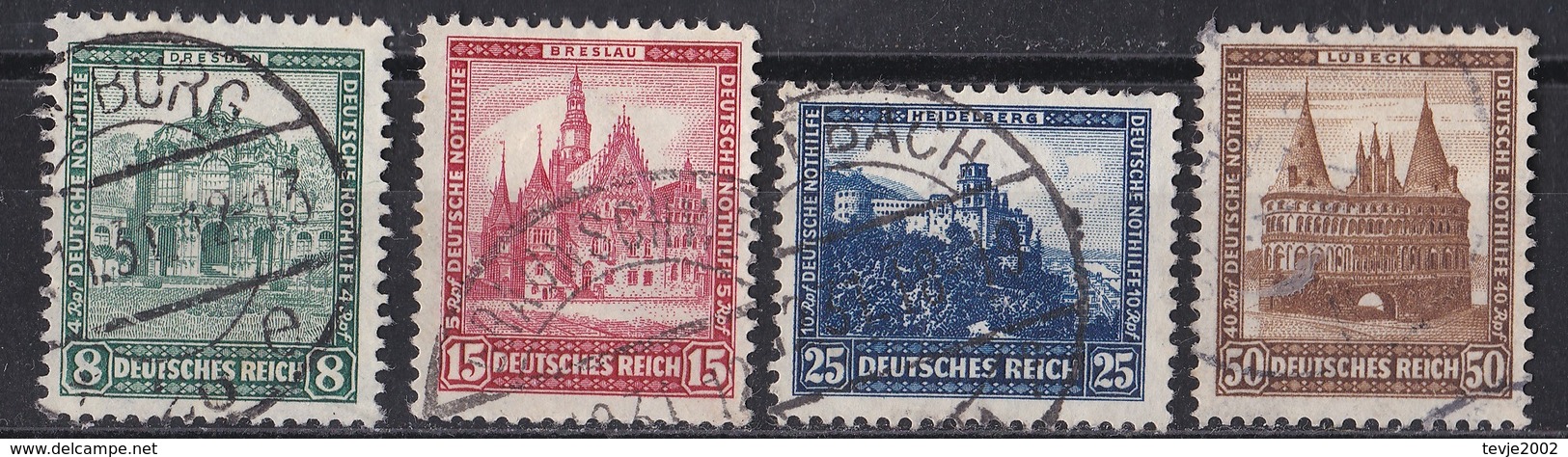 Rie_ Deutsches Reich -  Mi.Nr. 459 - 462 - Gestempelt Used - Gebraucht