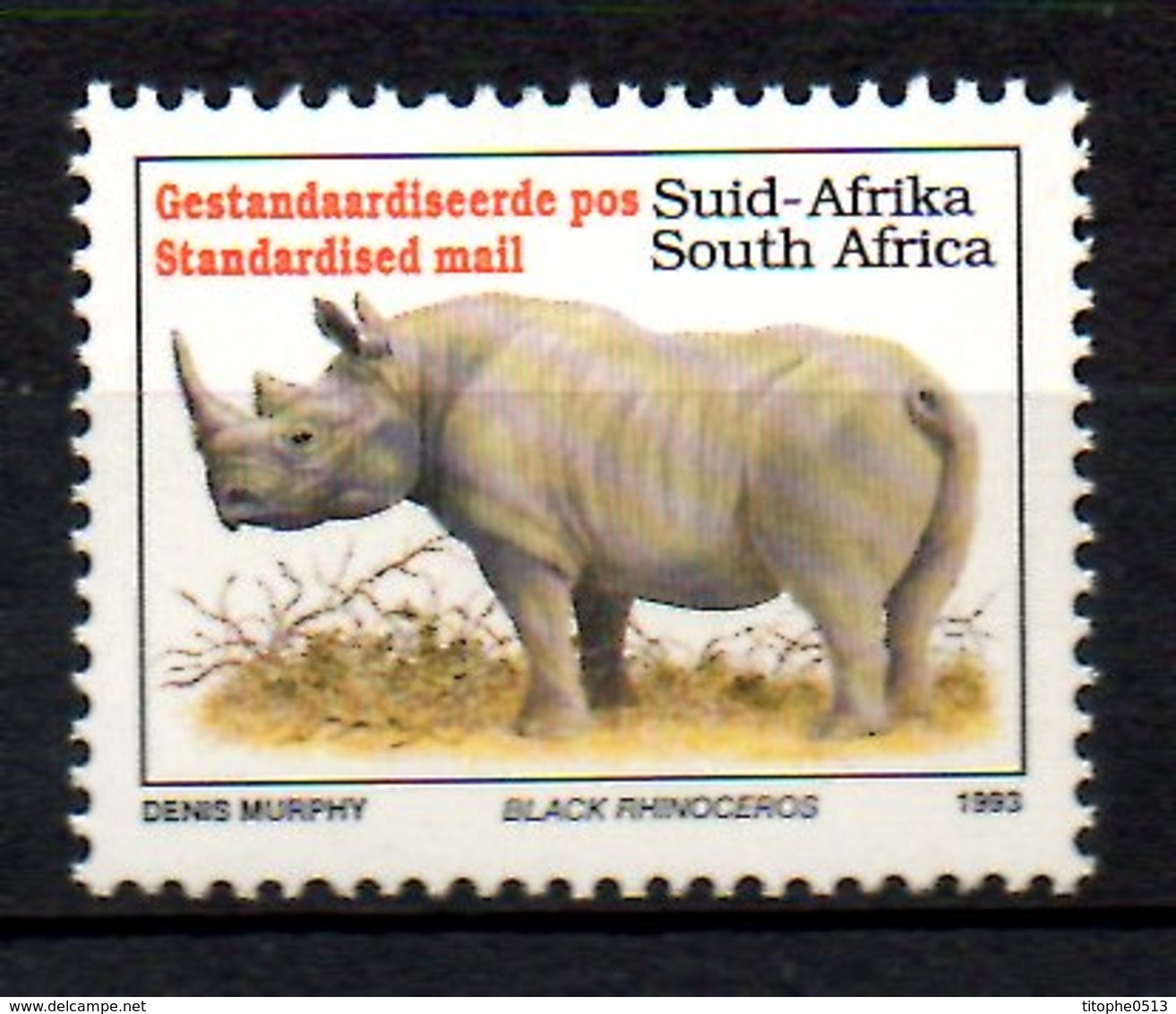 AFRIQUE DU SUD. N°813A De 1993. Rhinocéros. - Rhinozerosse