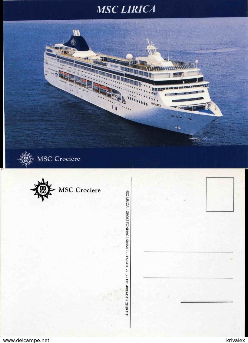 Ship Postcards - Passenger   Ship : " Lirica    "  Variant  Read Description - Other & Unclassified