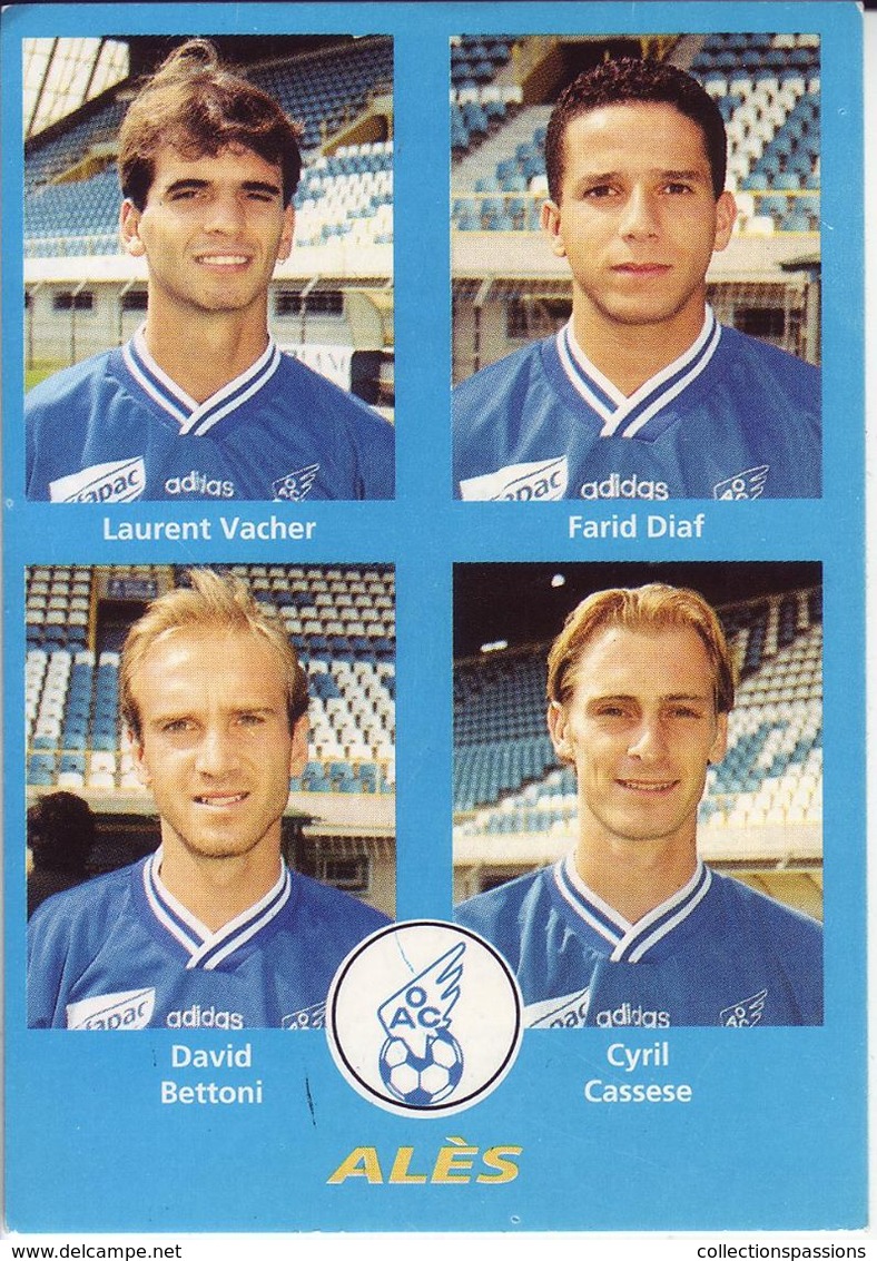 - Image Panini. FOOT 96. ALES. Image De 4 Joueurs. N° 343 - - French Edition