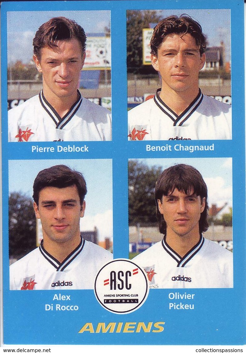 - Image Panini. FOOT 96. AMIENS. Image De 4 Joueurs. N° 350 - - French Edition