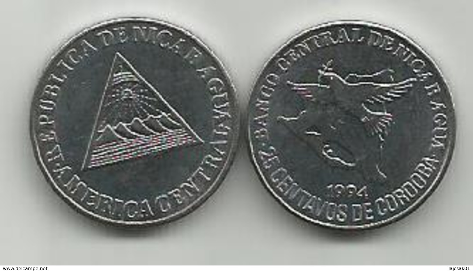 Nicaragua 25 Centavos 1994. UNC KM#82 - Nicaragua