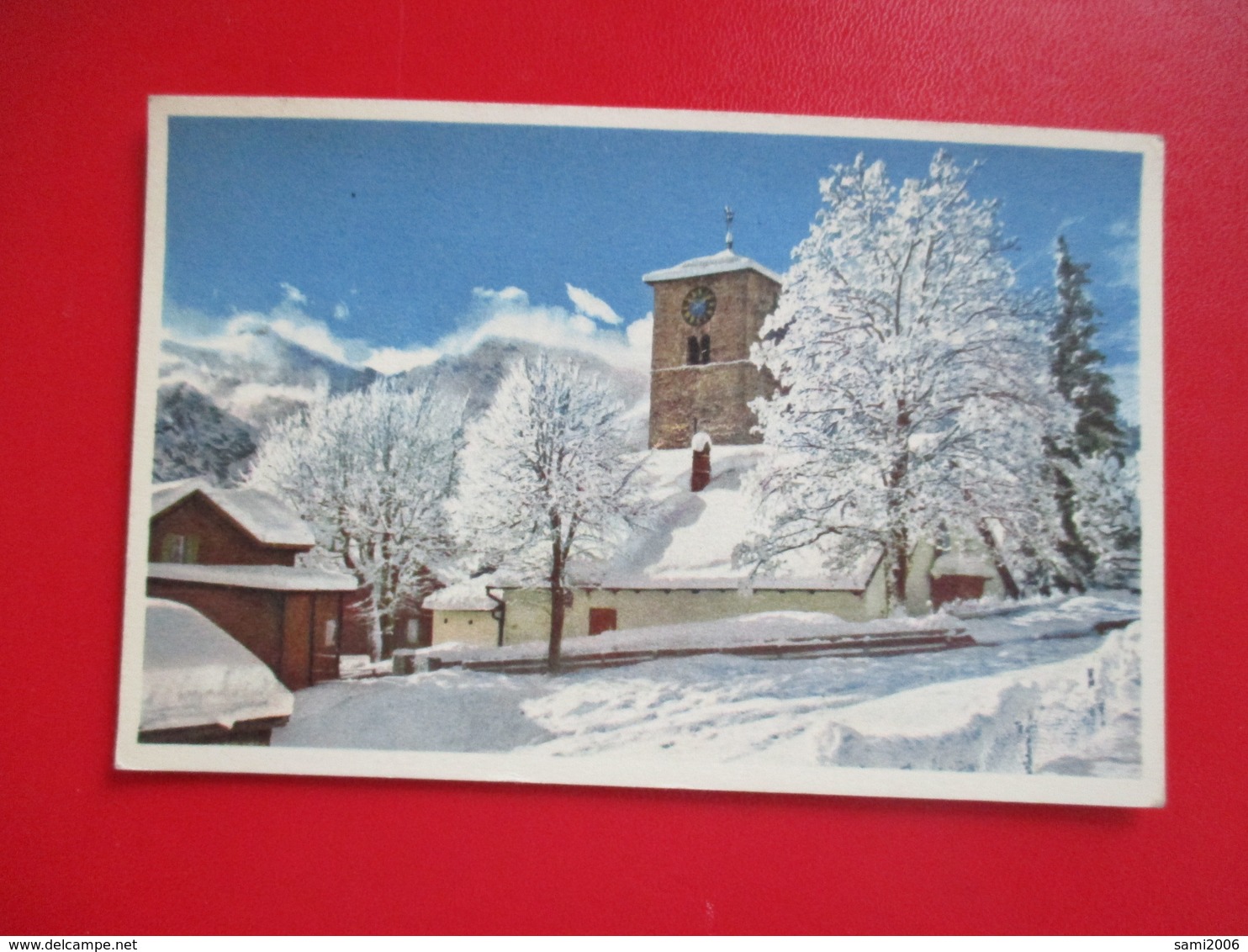 CPA SUISSE WILDSTRUBEL EGLISE NEIGE - Trub