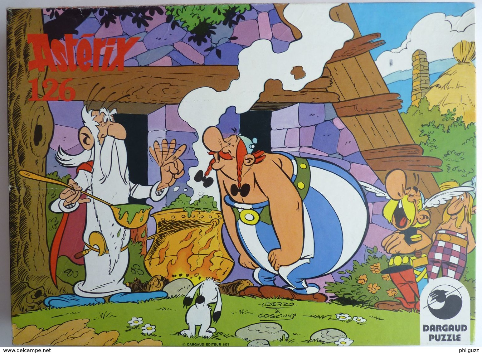 RARE Puzzle 126 Pièces DARGAUD 1975 - ASTERIX - LA POTION MAGIQUE (2) Uderzo - Puzzels