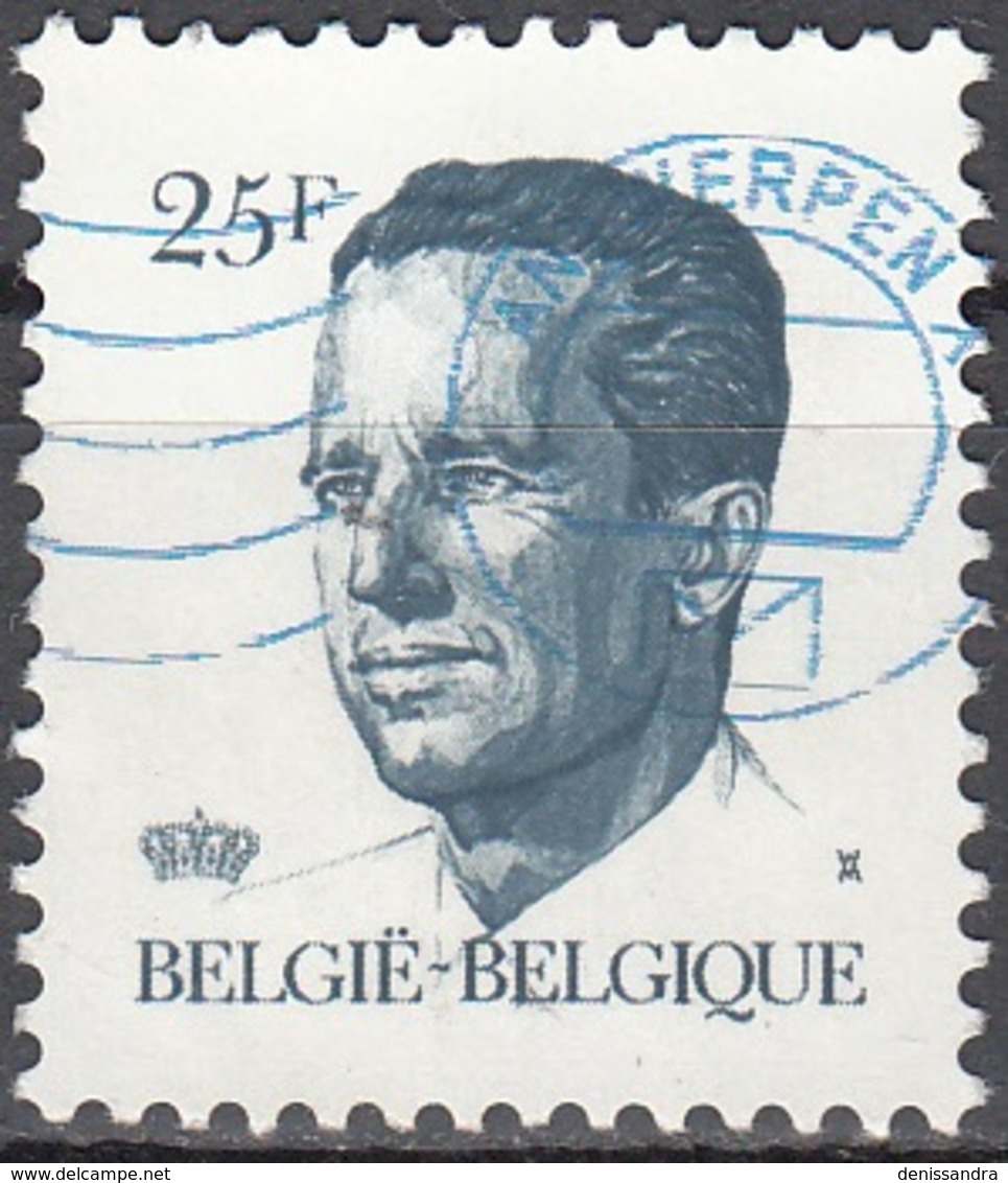 Belgique 1990 COB 2356 O Cote (2016) 0.30 Euro Roi Baudouin Cachet Rond - Gebruikt