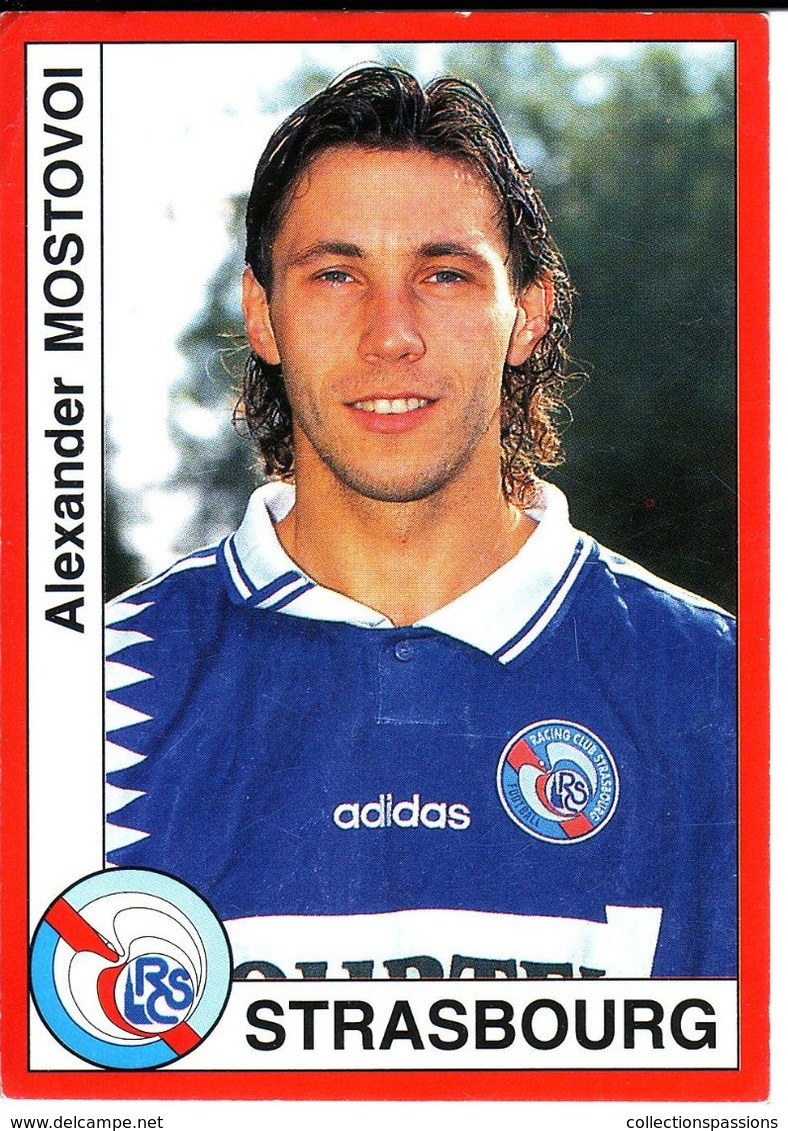 - Image Panini. FOOT 1995. STRASBOURG. Alexander Mostovoi. N° 298 - - French Edition