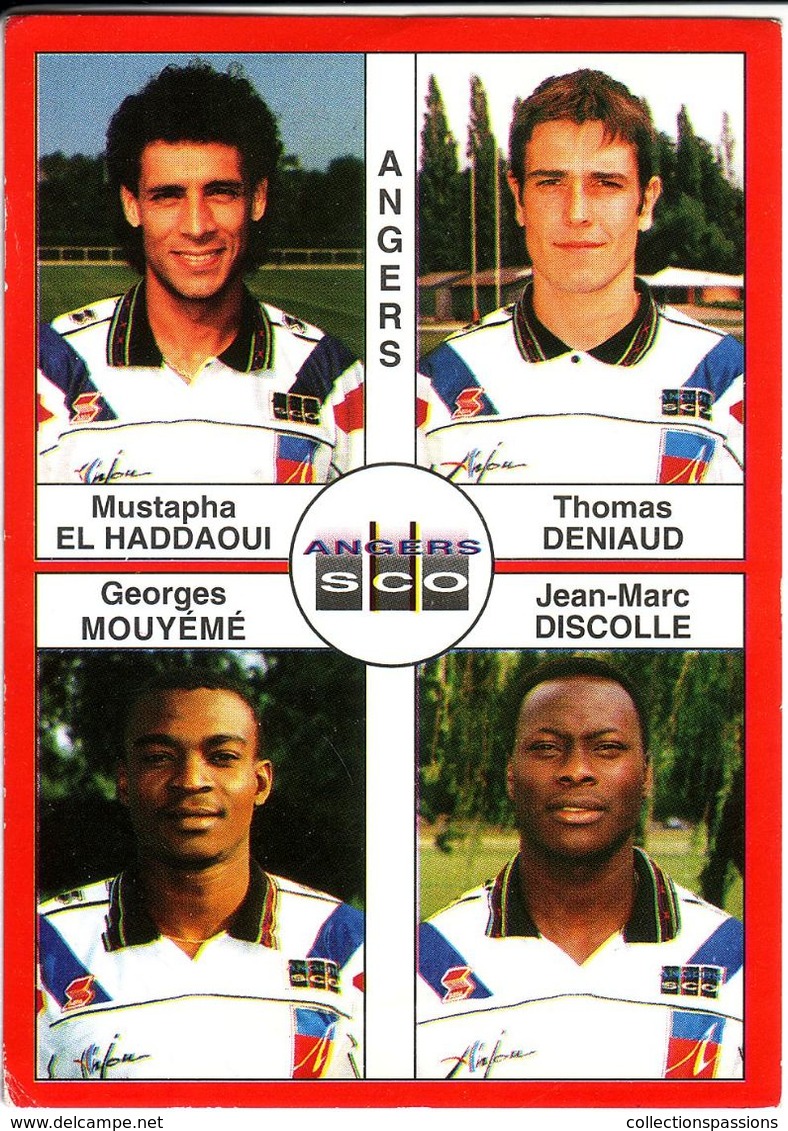 - Image Panini. FOOT 1995. ANGERS. Image De 4 Joueurs. N° 325 - - French Edition