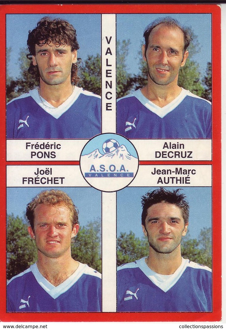 - Image Panini. FOOT 1995. VALENCE. Image De 4 Joueurs. N° 395 - - French Edition