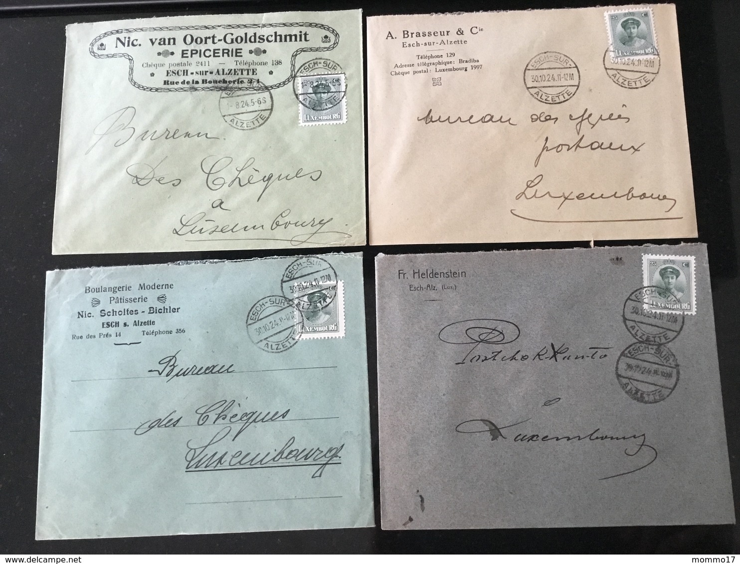 Luxembourg Esch Alzette X4 - Lettres & Documents