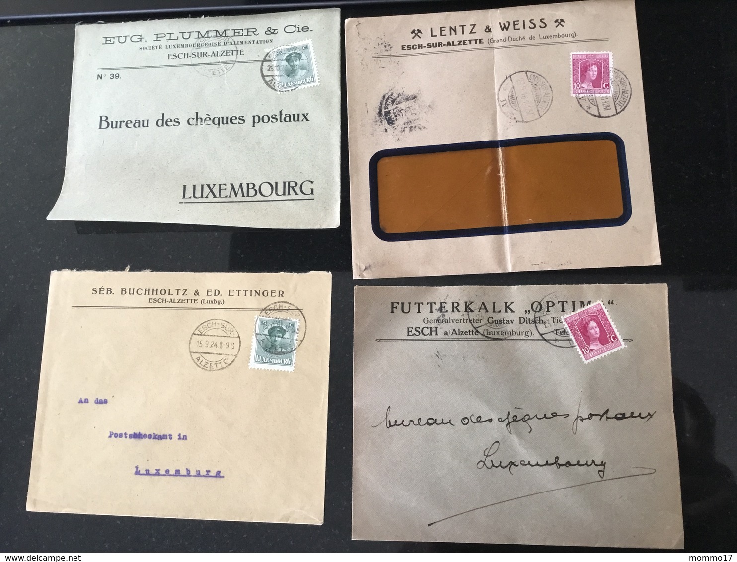 Luxembourg Esch Alzette X4 - Lettres & Documents