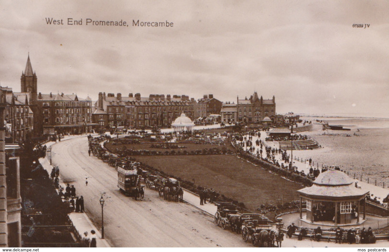 Lancashire Postcard - West End Promenade - Morecambe - Ref ND678 - Other & Unclassified