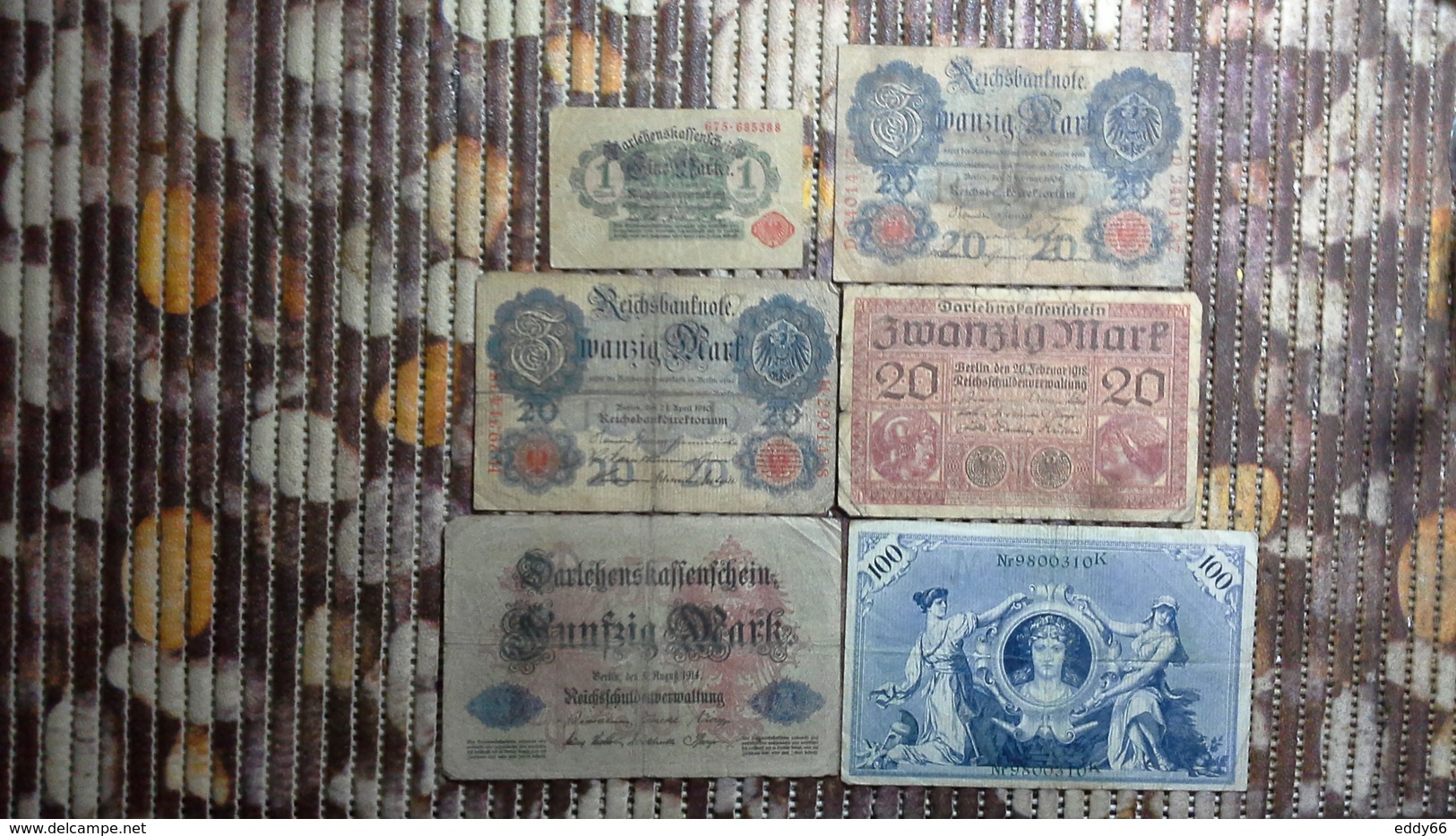 Lot Geldscheine Deutsches Reich - Colecciones