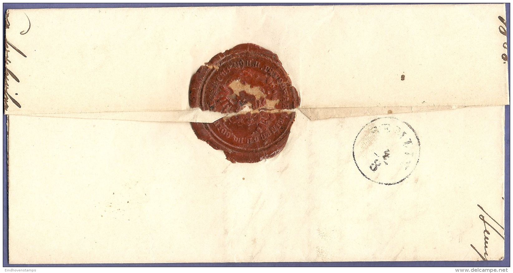 Serbia Stara Pazua, 1868 Circular Alt-Pazua Austrian  Postmark - Serbian Banat Ex Offo Letter To Semlin - ...-1850 Voorfilatelie