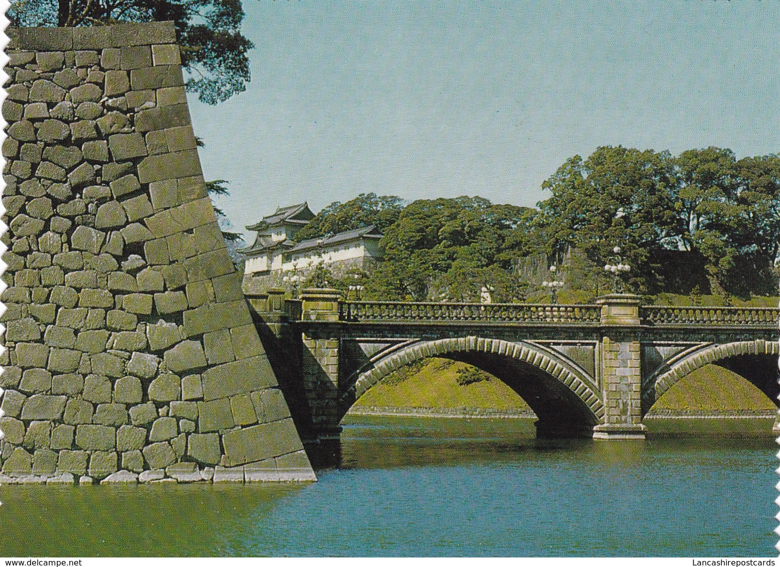 Postcard Niju Bashi Bridge Imperial Palace Tokyo My Ref  B22541 - Tokio