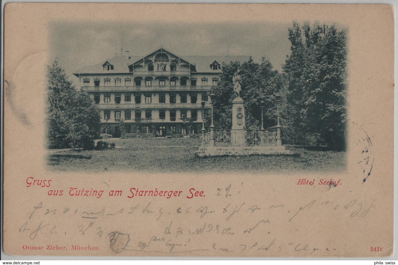 Gruss Aus Tutzing Am Starnberger See - Hotel Seehof - Tutzing