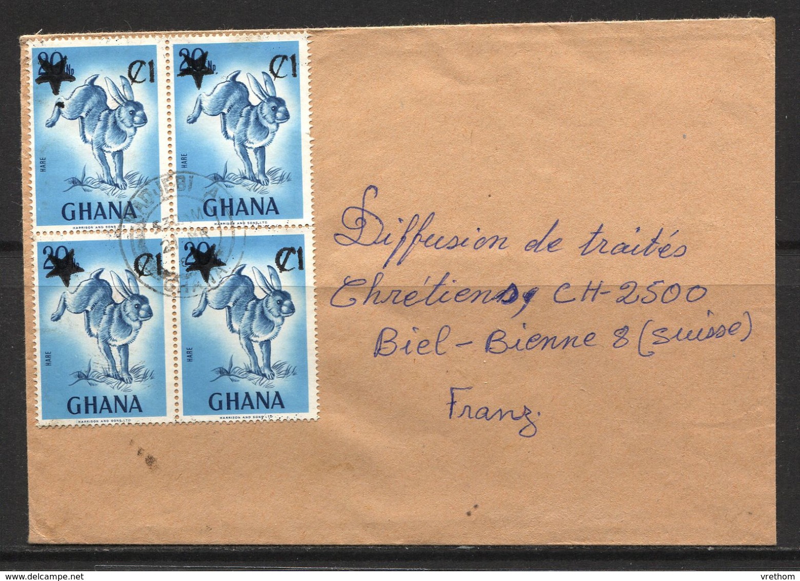 Ghana,  1988,  N. Biel,  Schweiz - Ghana (1957-...)