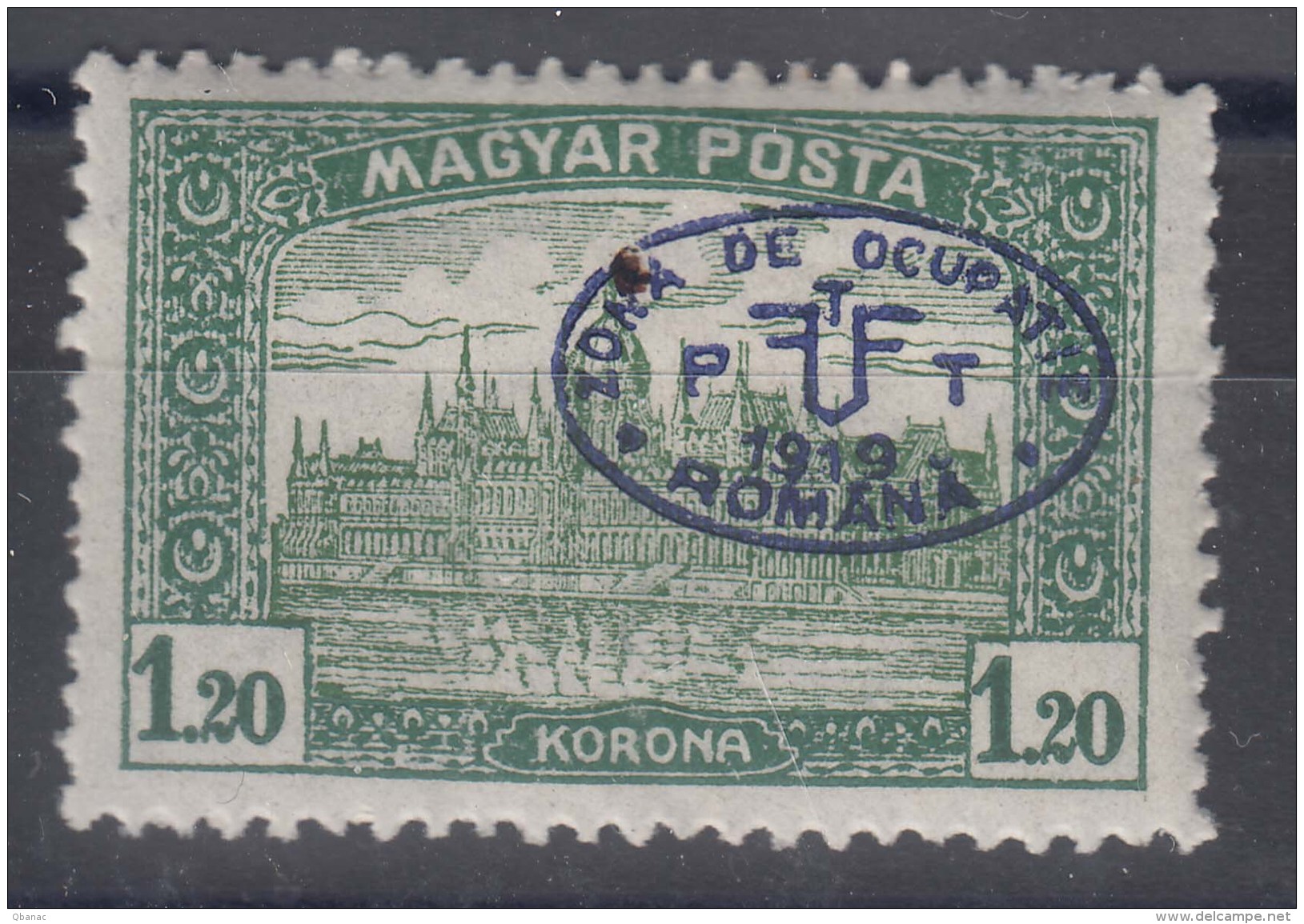 Hungary Debrecen Debreczin 1919 Magyar Posta Mi#73 Mint Hinged - Debreczen