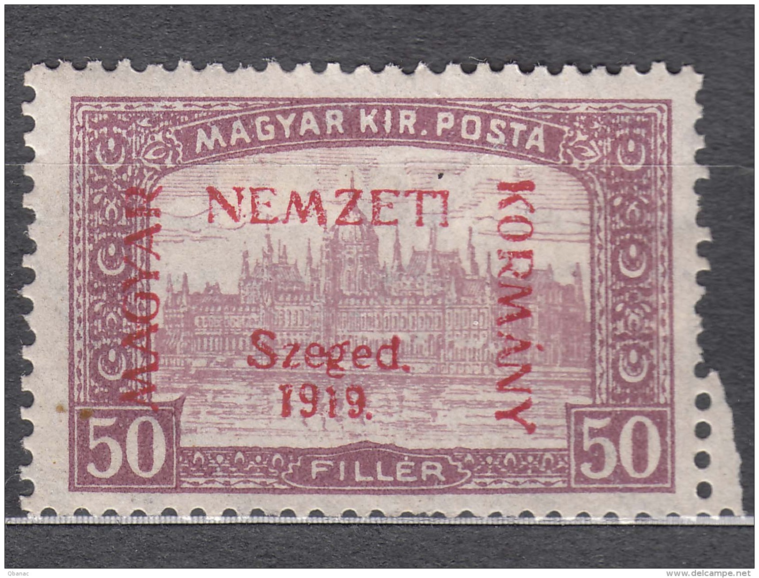 Hungary Szegedin Szeged 1919 Mi#13 Mint Hinged - Szeged