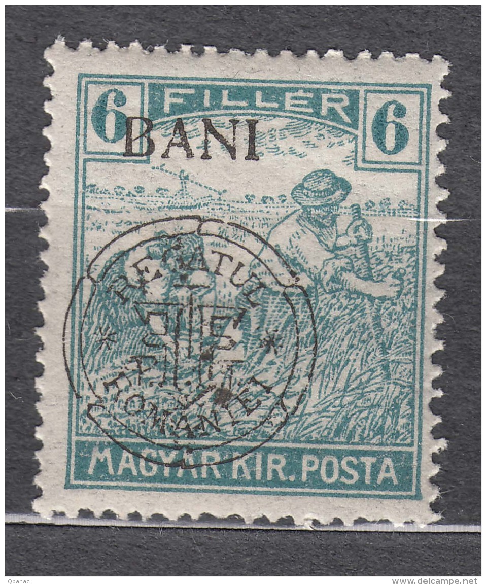 Romania Overprint On Hungary Stamps Occupation Transylvania 1919 Mi#29 I Mint Hinged - Transylvania