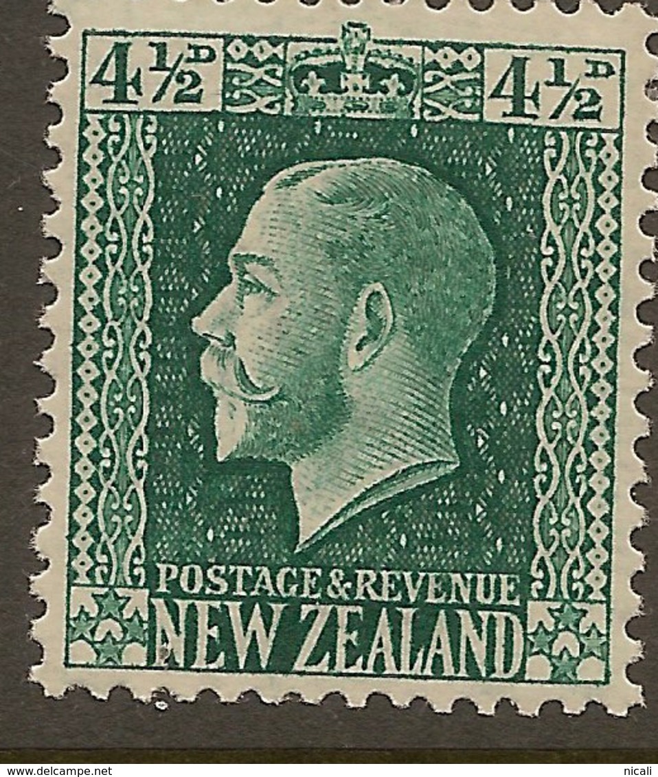 NZ 1915 4 1/2d KGV P14x13.5 SG 423 HM #AIP143 - Nuevos