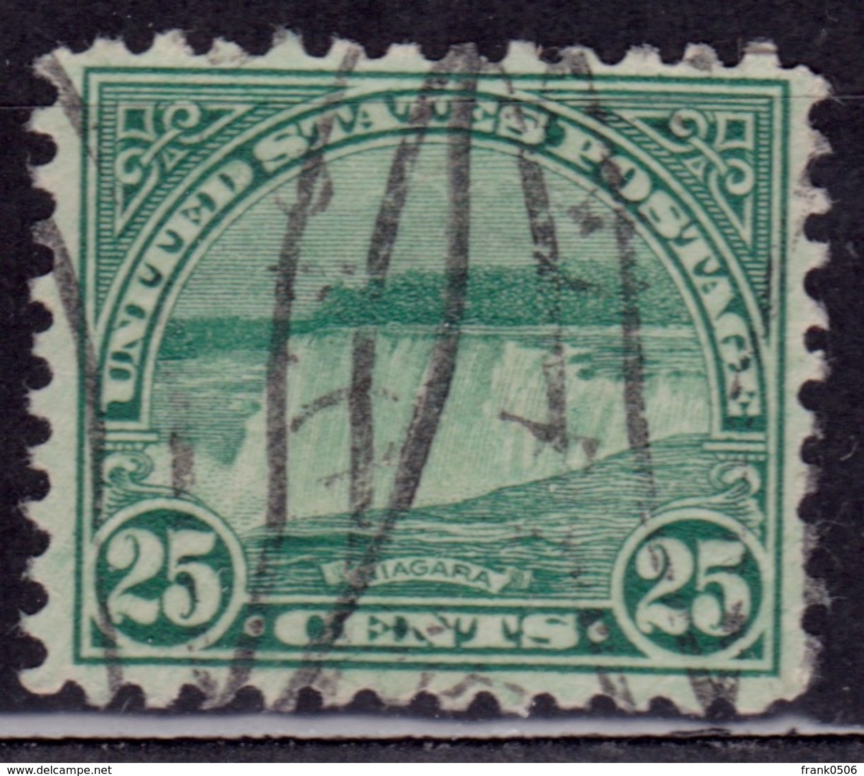 United States, 1922, Niagara Falls, 25c, Sc#568, Used - Used Stamps