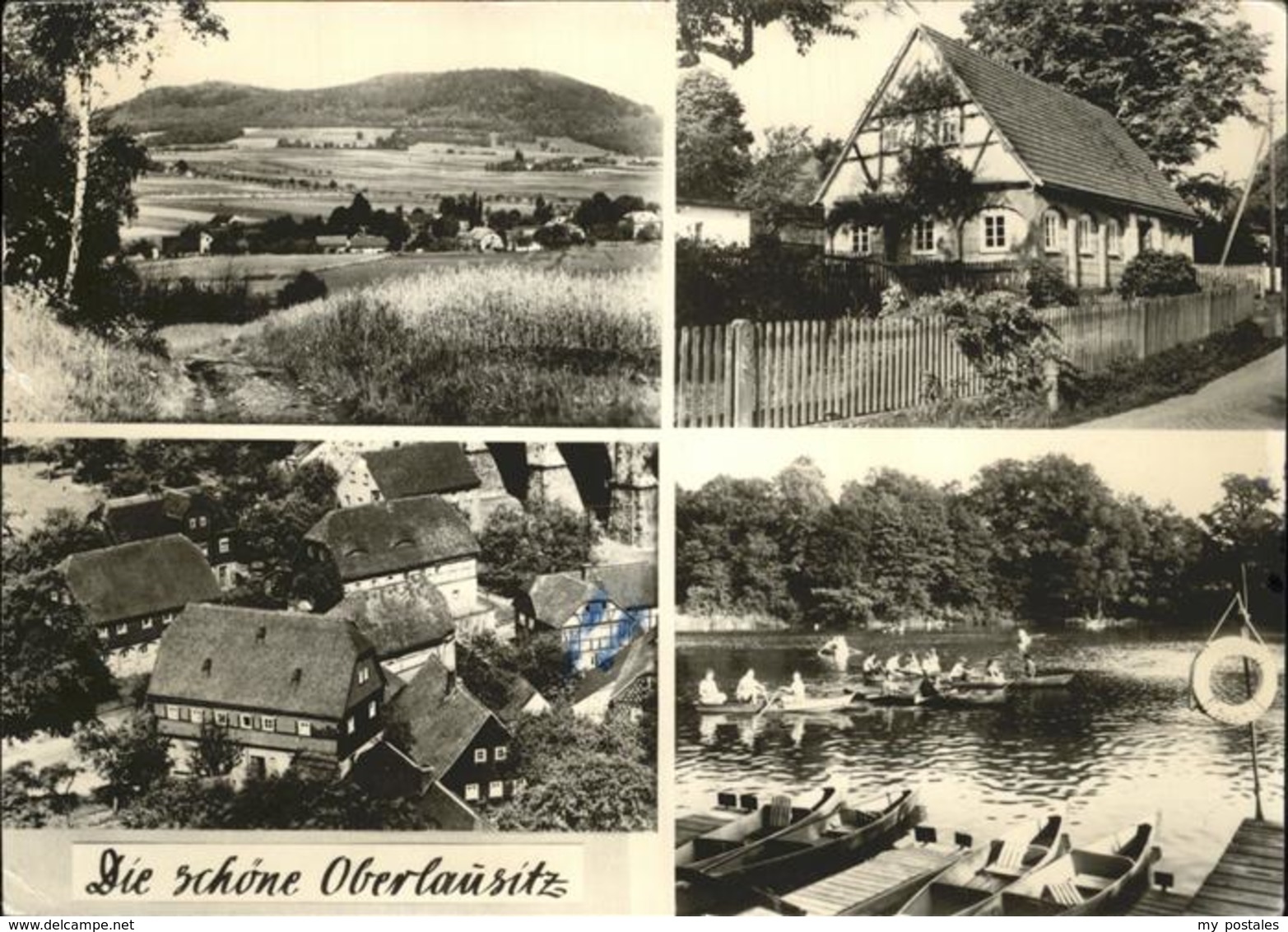41261168 Lausitz Loebauer Berg Umgebindehaus Gondelfahrt Oppach Boote  Bad Liebe - Bad Liebenwerda