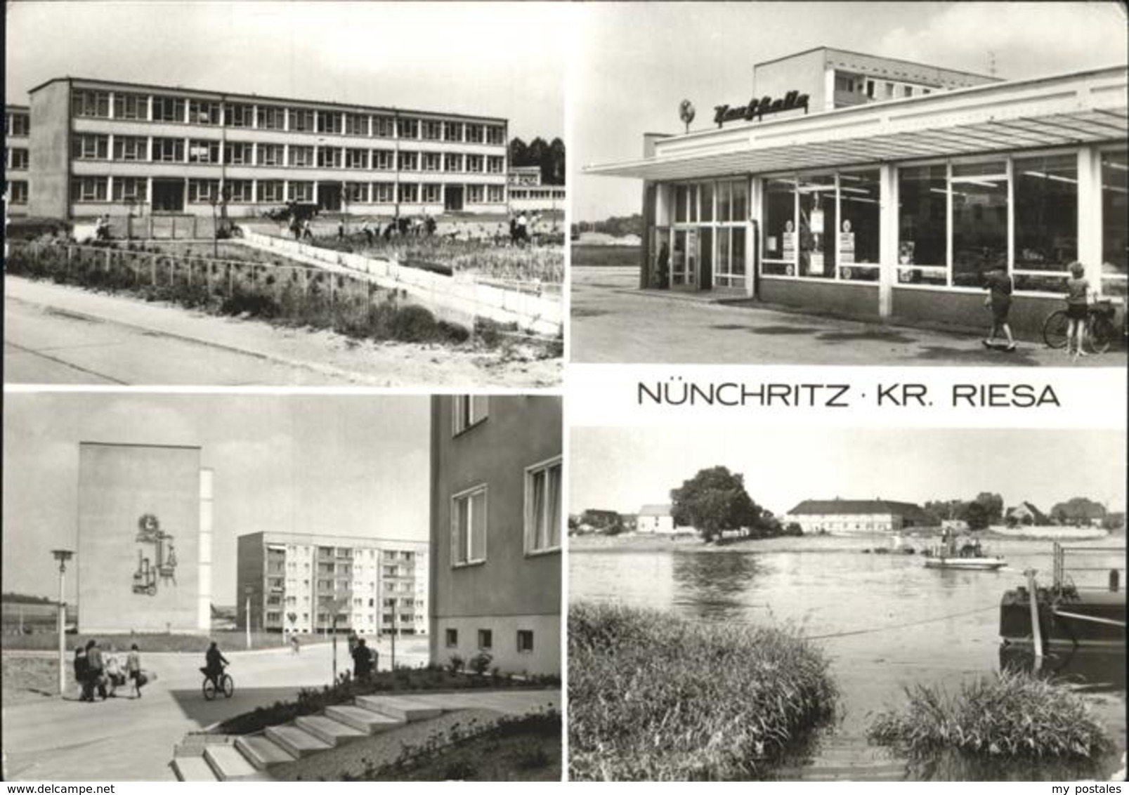 41261288 Nuenchritz Konsum Kaufhalle Karl Liebknecht Ring Elbfaehre Nuenchritz - Diesbar-Seusslitz