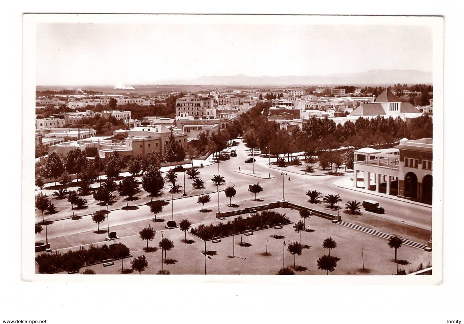 Maroc Fes Fez Place Lyautey Cpa Edit La Cigogne. à Casablanca - Fez (Fès)