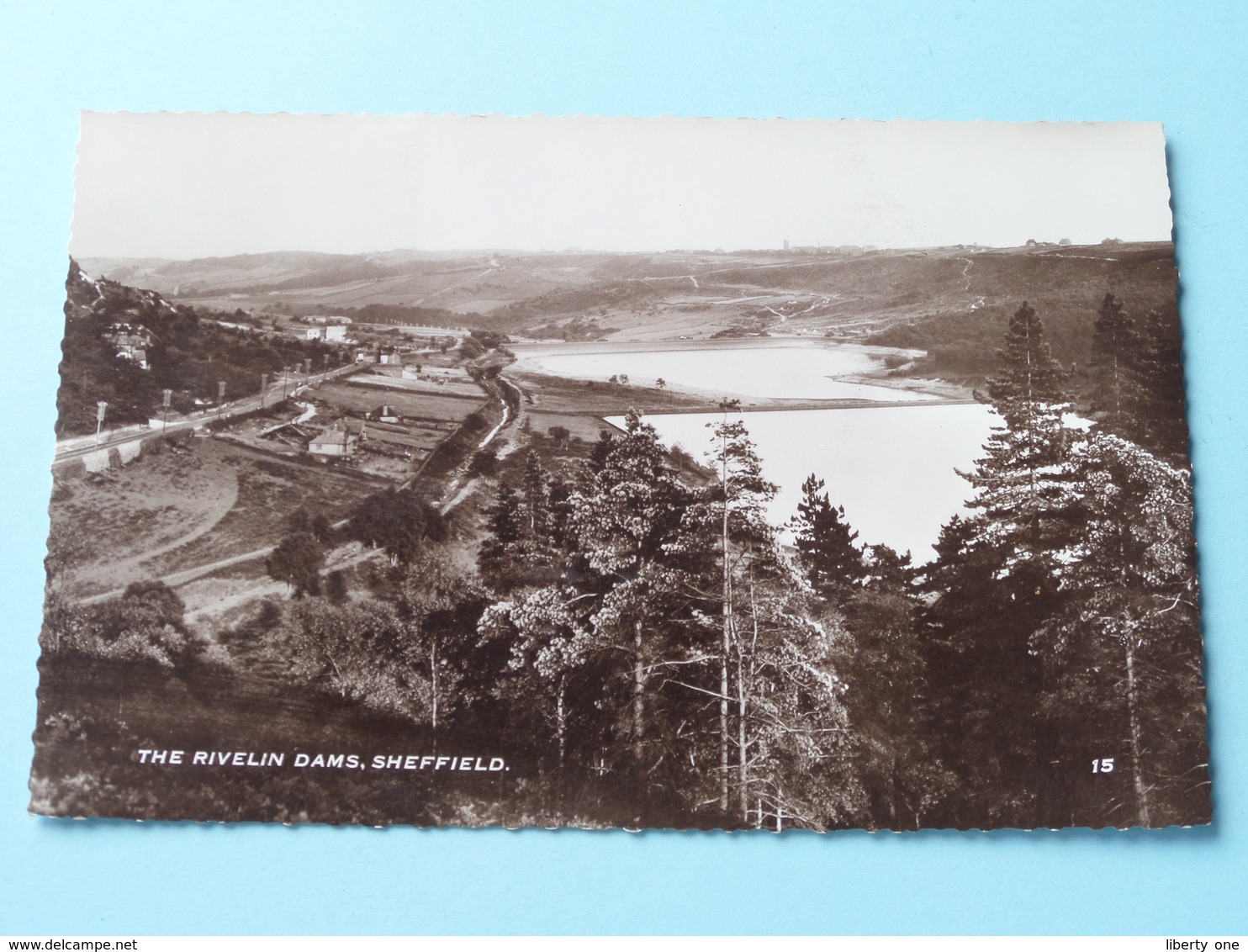 The RIVELIN DAMS ( 15 - Photocard ) Anno 19?? ( Zie/voir Foto Voor Details ) ! - Sheffield