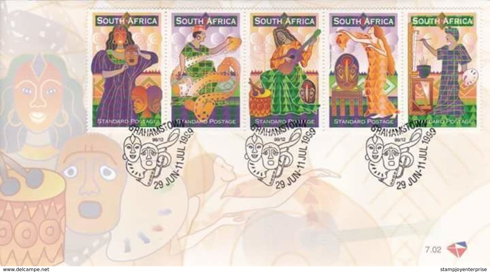 South Africa Grahamstown 2011 (stamp FDC) - Briefe U. Dokumente