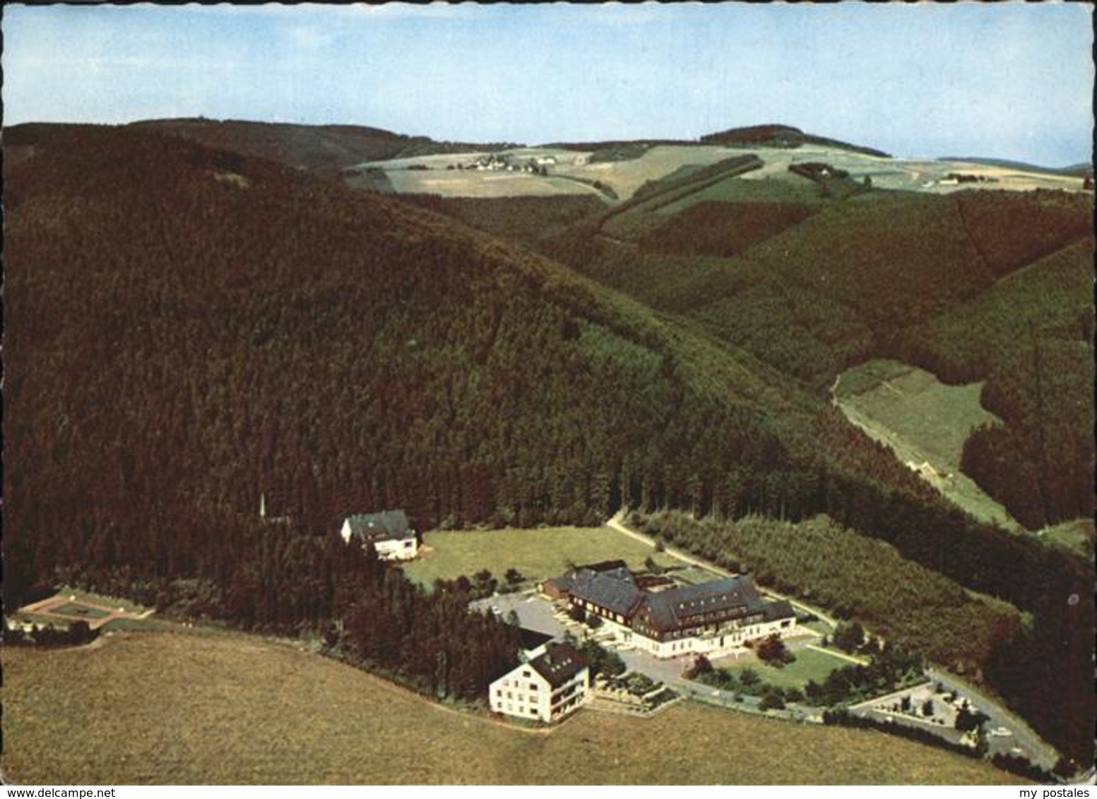 41274040 Oberkirchen Sauerland Hotel Hoher Knochen Luftaufnahme Oberkirchen - Schmallenberg