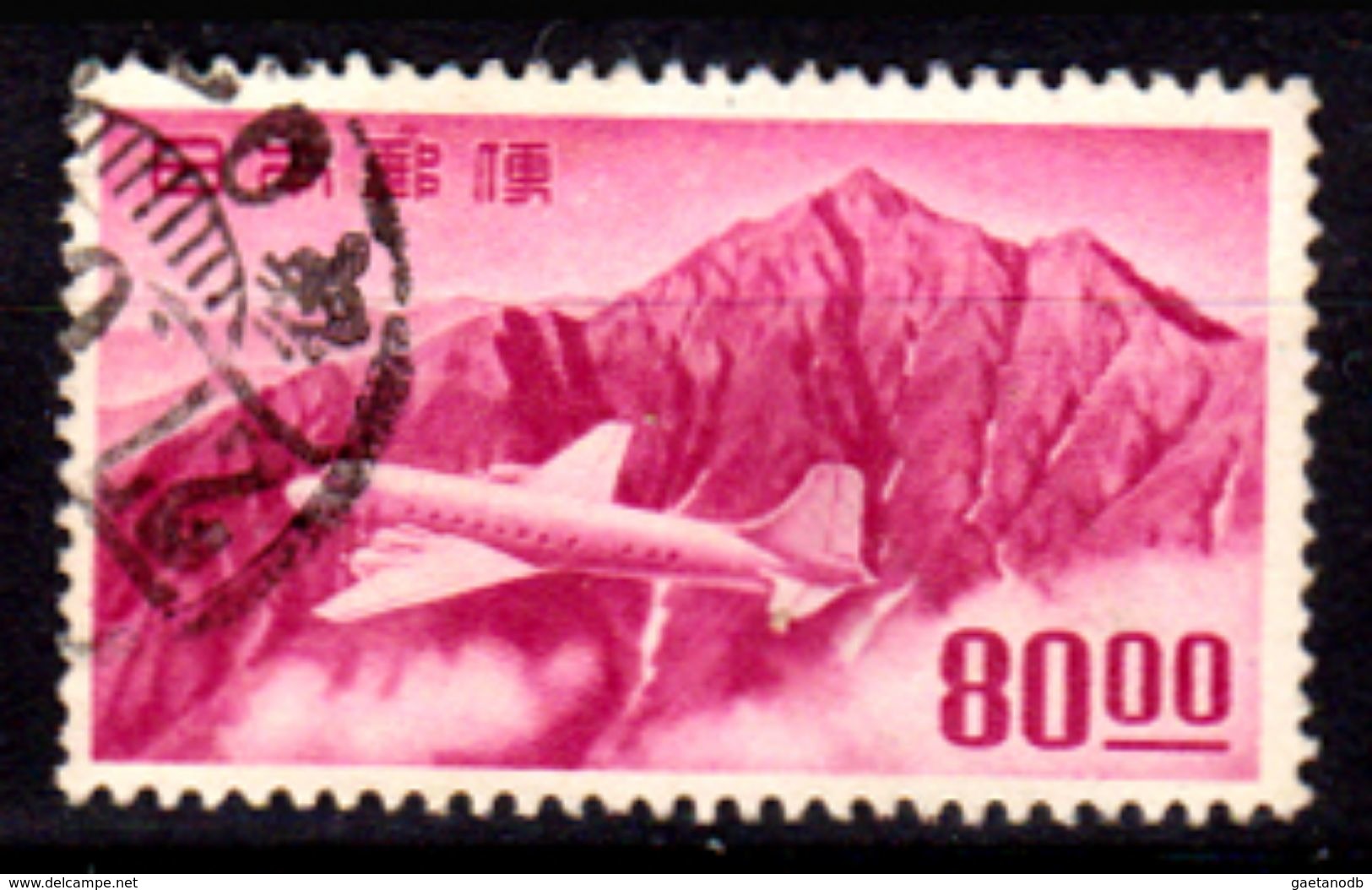 Giappone-004 - Posta Aerea 1951-52: Y&T N. 18, 19 (o) Used - - Poste Aérienne