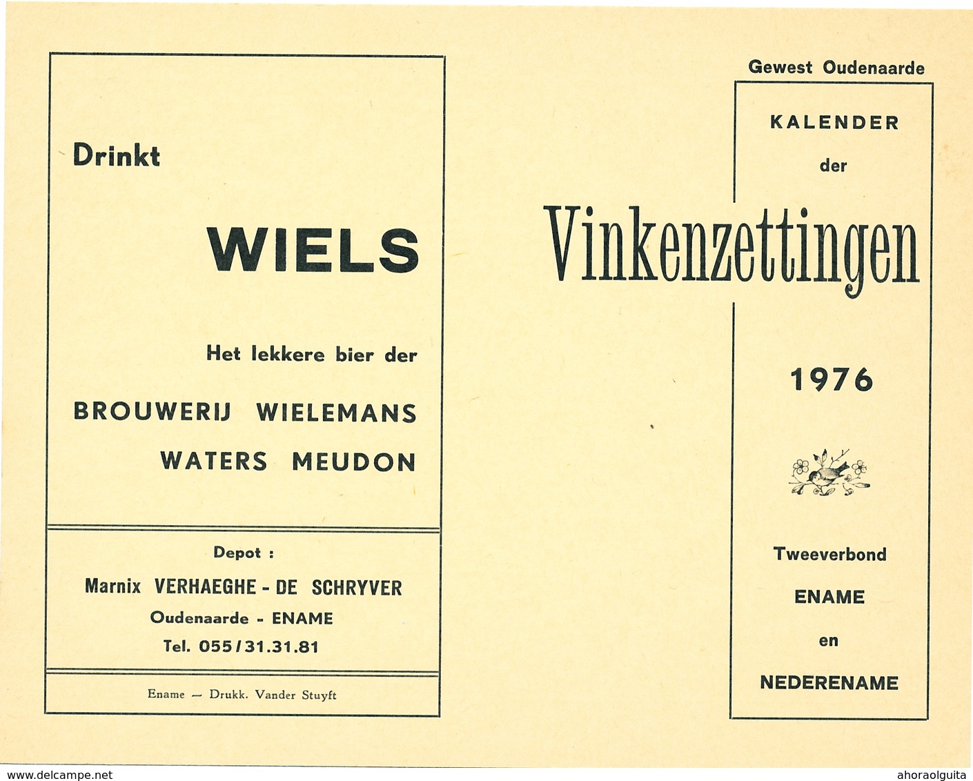 BRASSERIE - Lettre Illustrée 1950 + Carte PUB WIELS - Brasserie WIELEMANS - CEUPPENS à FOREST BXL  --  26/360 - Alimentaire