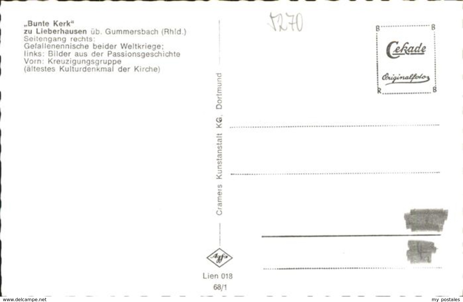 41282559 Lieberhausen "Bunte Kerk"  Gummersbach - Gummersbach