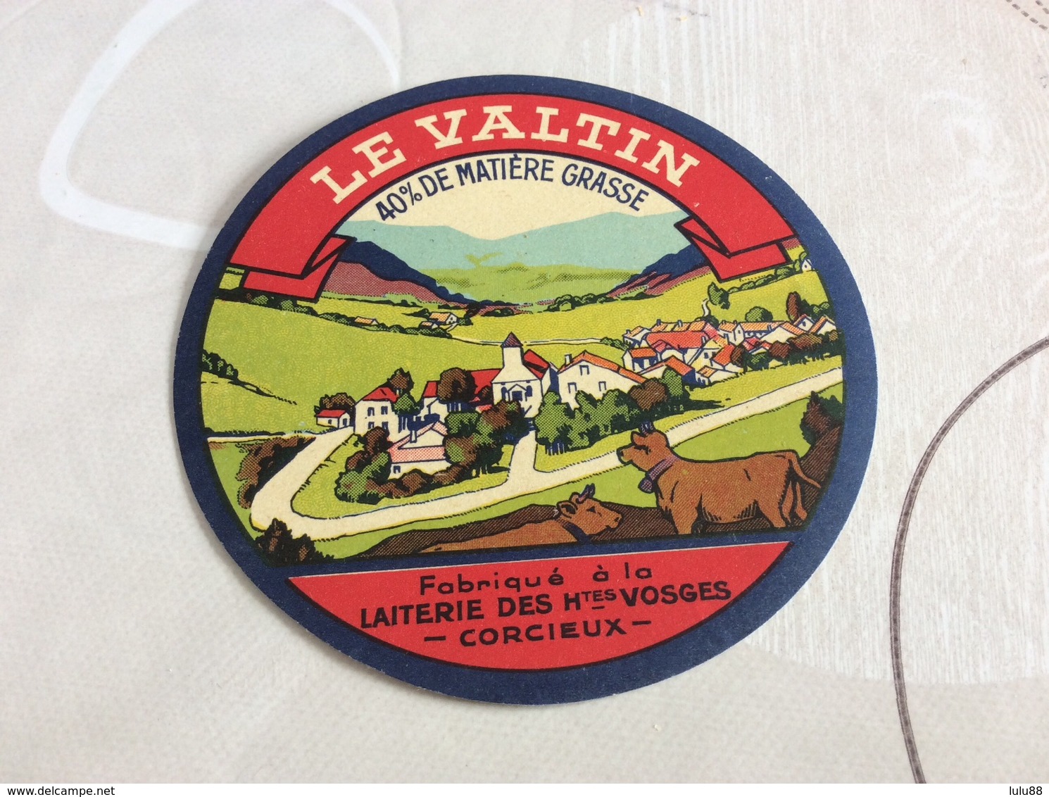 CORCIEUX.  LOT De 5 étiquettes Fromagerie MARCILLAT - Corcieux