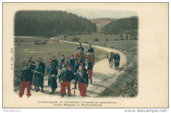 88 PROVENCHERES SUR FAVE / L'Avant Garde De L'Infanterie Française En Manoeuvres / - Provencheres Sur Fave