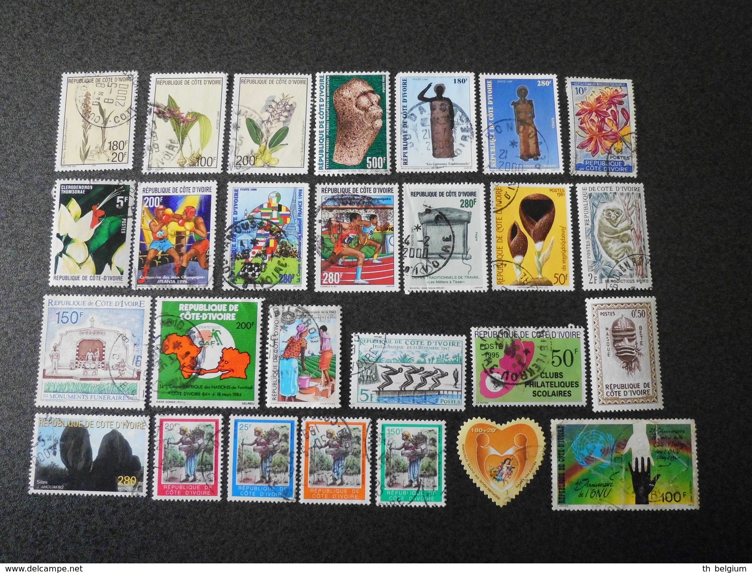 Stamps Of The World: Ivory Coast / Côte D'Ivoire - Liberia