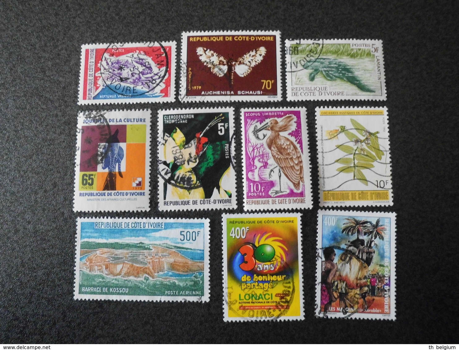 Stamps Of The World: Ivory Coast / Côte D'Ivoire - Liberia