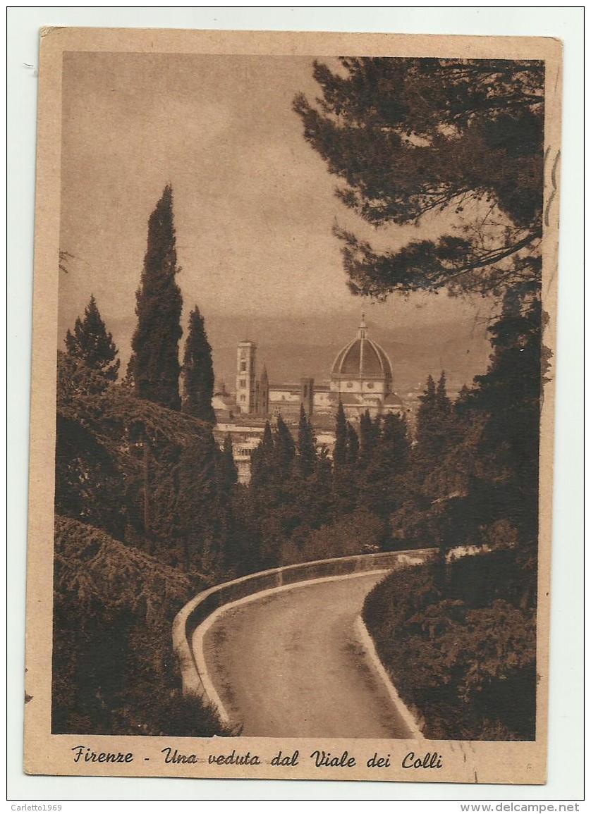 FIRENZE - UNA VEDUTA DAL VIALE DEI COLLI  - VIAGGIATA FG - Firenze (Florence)