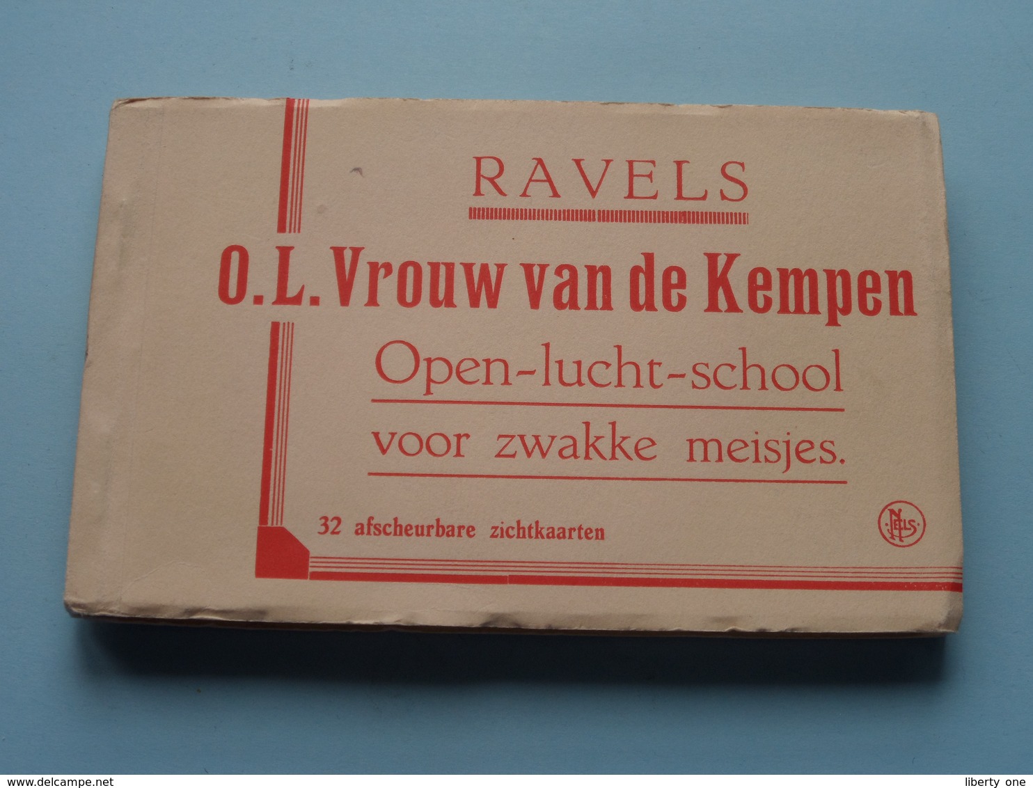 Carnet O.L.Vrouw Van De KEMPEN Open-lucht-school Voor Zwakke Meisjes. : 32 Zichtkaarten / PK / CP ( COMPLEET ) ! - Ravels