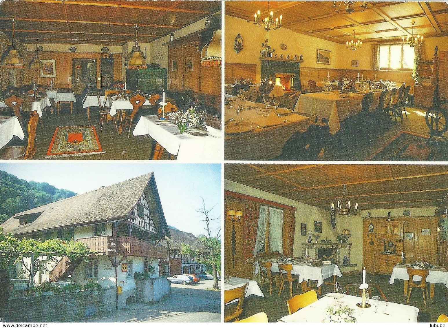 Flaach - Gasthaus Ziegelhütte (4 Bilder)        Ca. 1980 - Autres & Non Classés