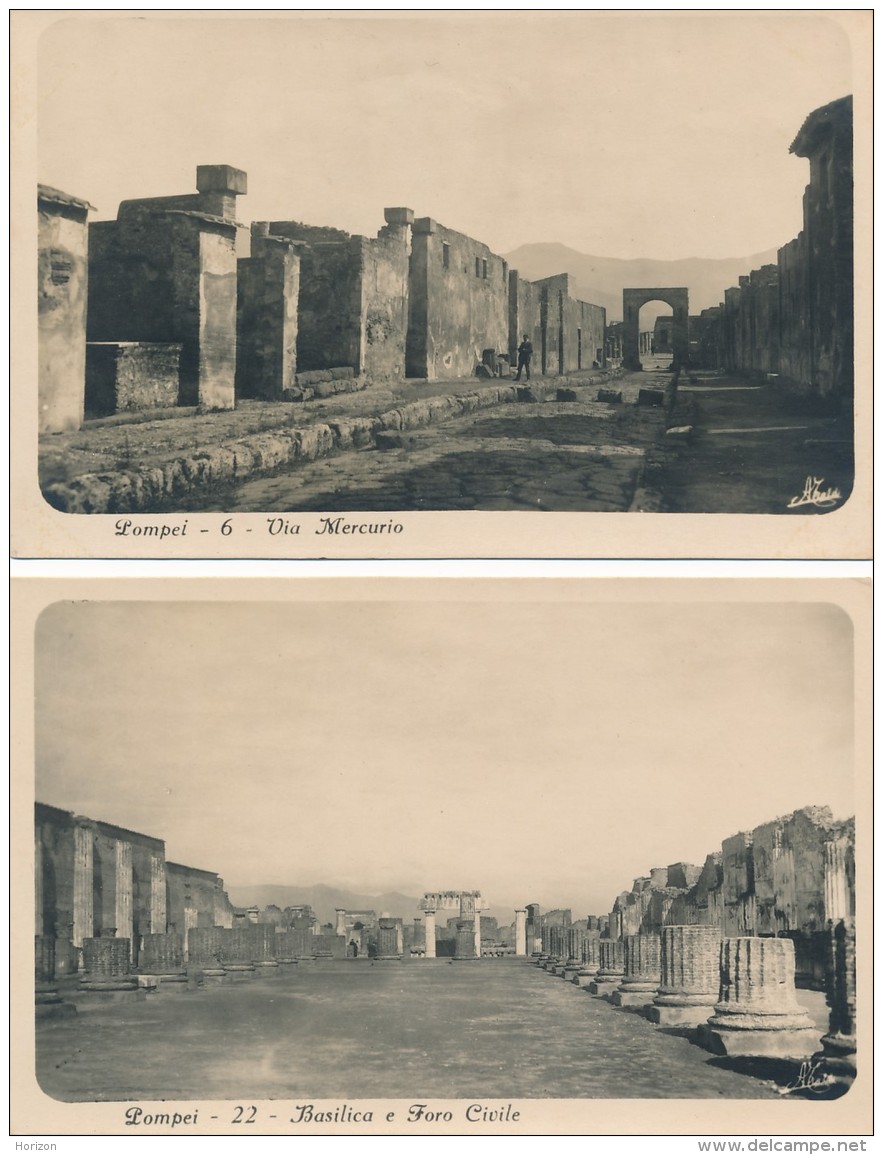 T.770.  POMPEI - Lotto Di 12 Cartoline Fotografiche - Ediz. A. Traldi - Pompei