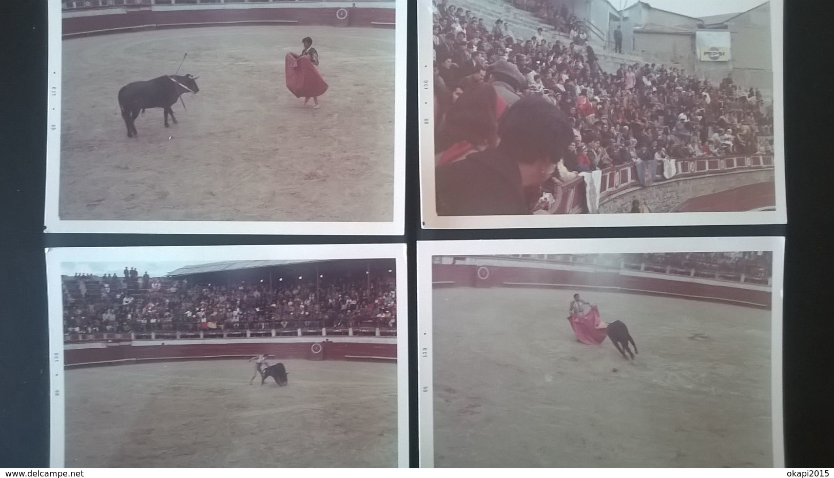 120 PHOTOS ORIGINALES DONT 16 PHOTOS D UNE CORRIDA EN ESPAGNE ANNÉES 1950 à 1970