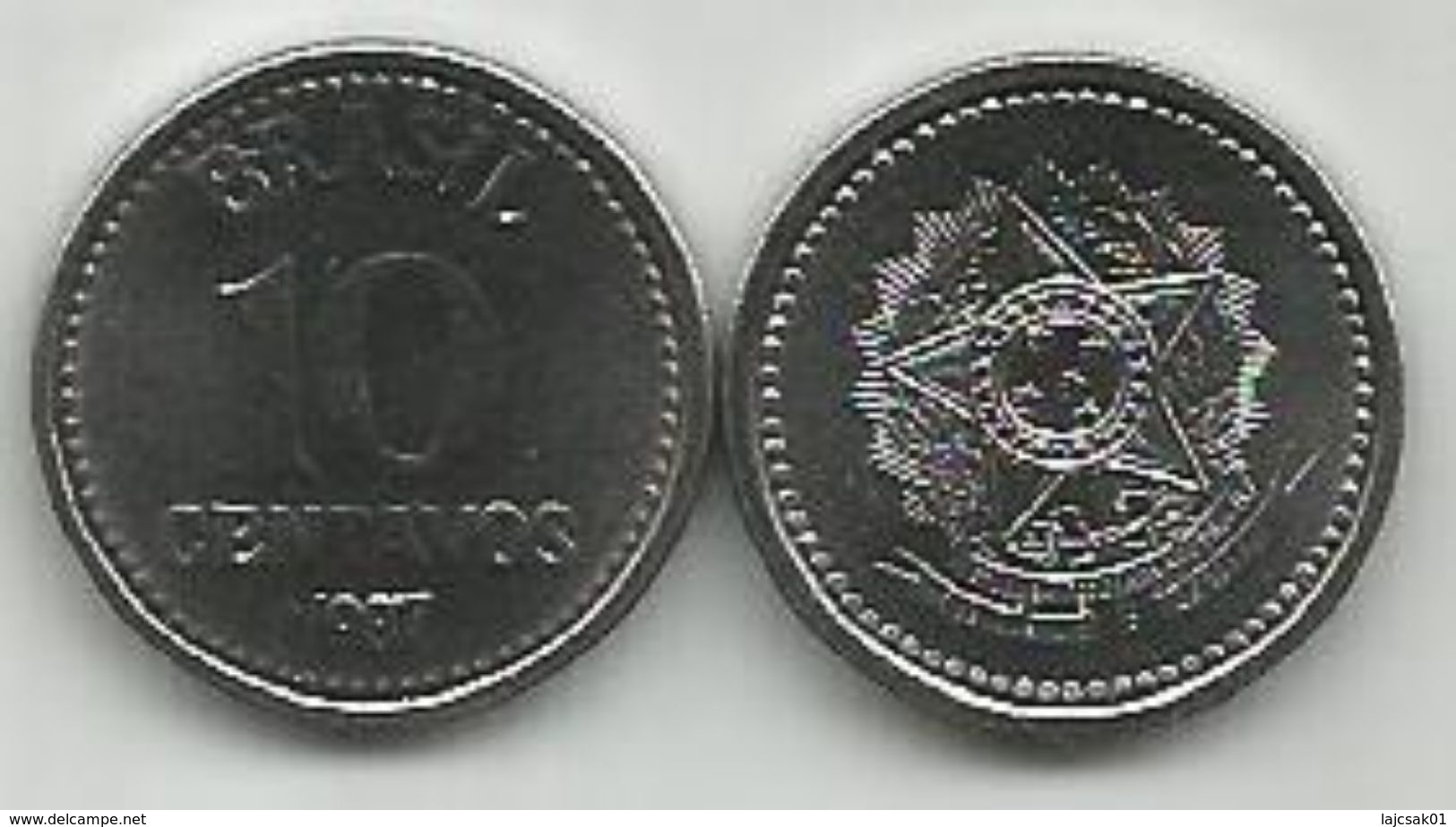 Brazil 10 Centavos 1987. High Grade - Brésil