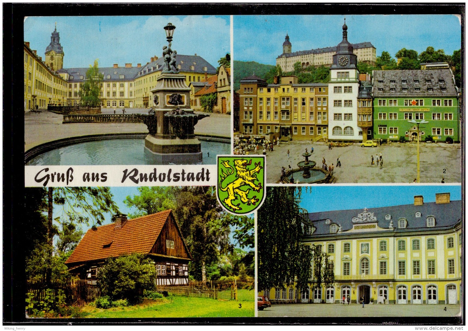 Rudolstadt - Mehrbildkarte 3 - Rudolstadt